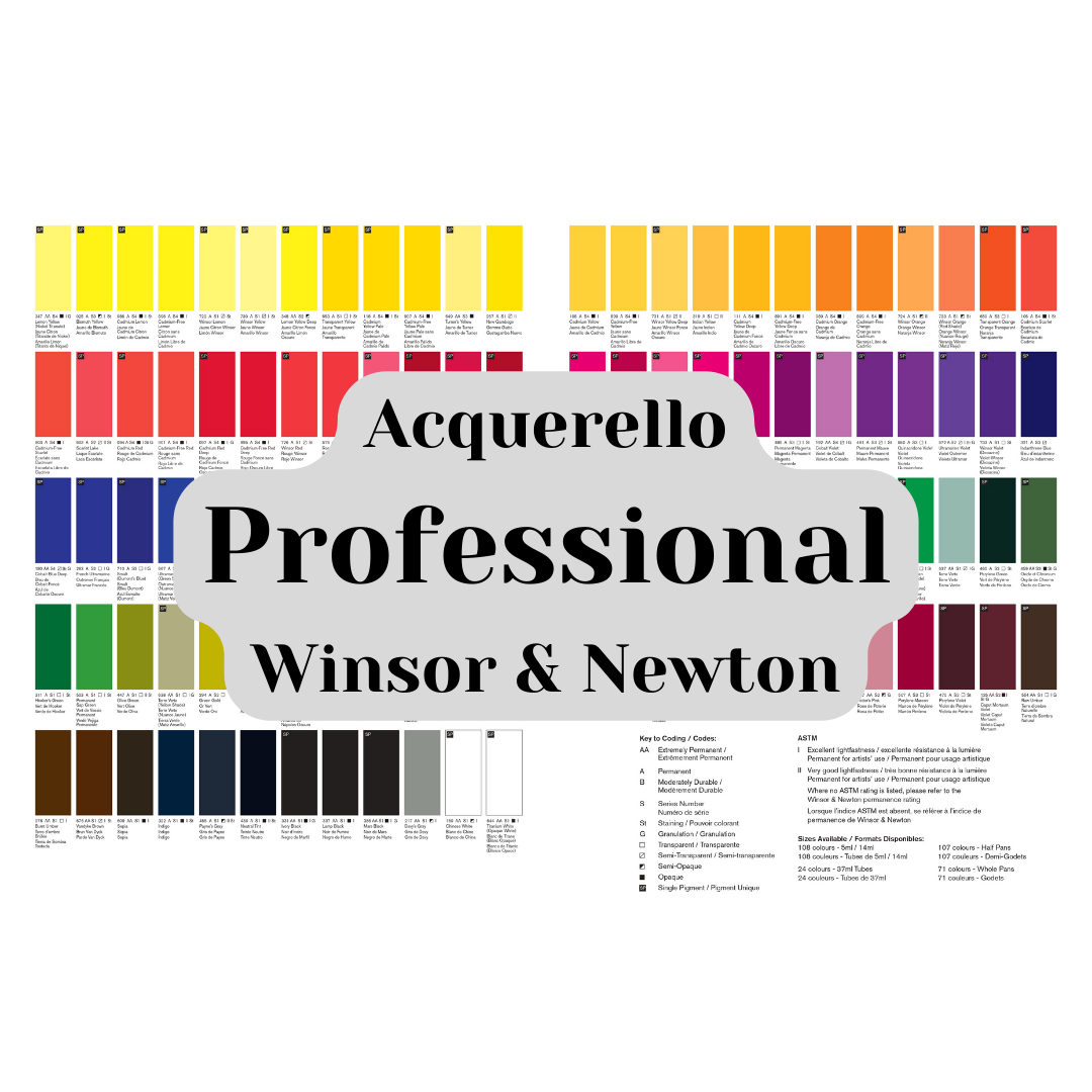 Acquerello extrafine professionale Winsor & Newton 1/2 godet - Vera Arte